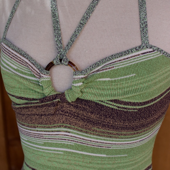 Veronica Beard Velza Knit Green Multi Halter Size XS - Picture 7 of 16